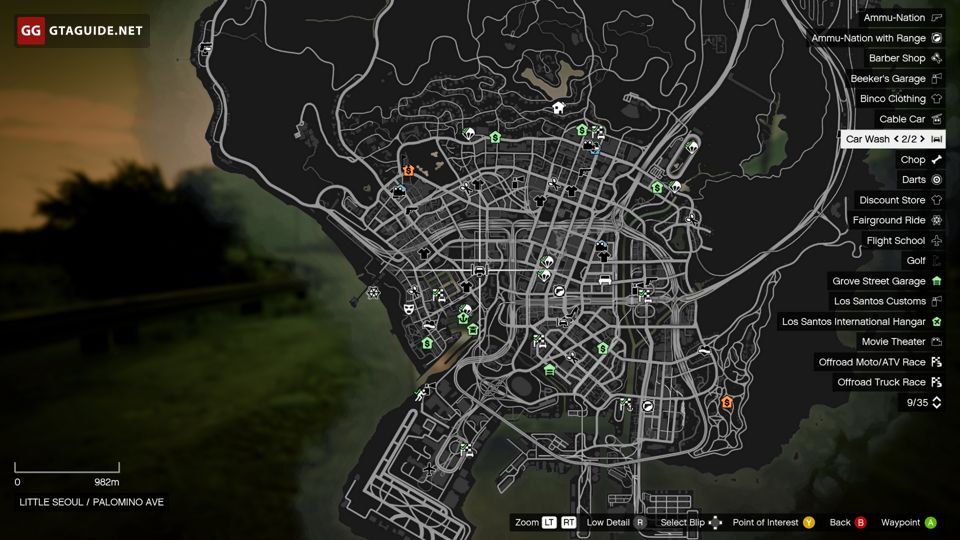 gta 5 car locations